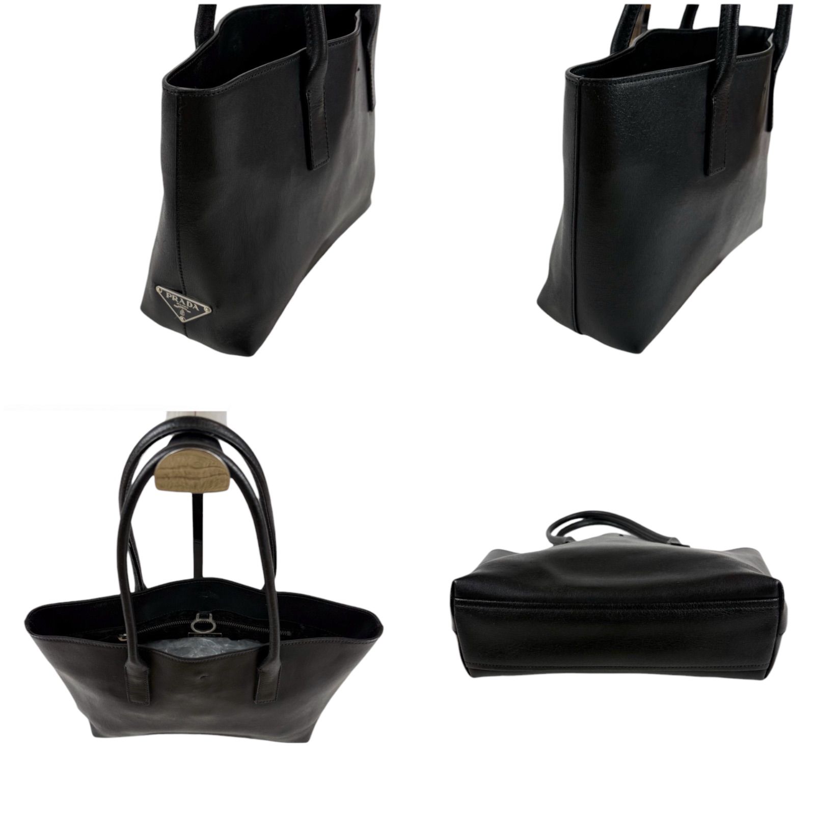 プラダ PRADA ミニトートバッグ ハンドバッグ トライアングルロゴ