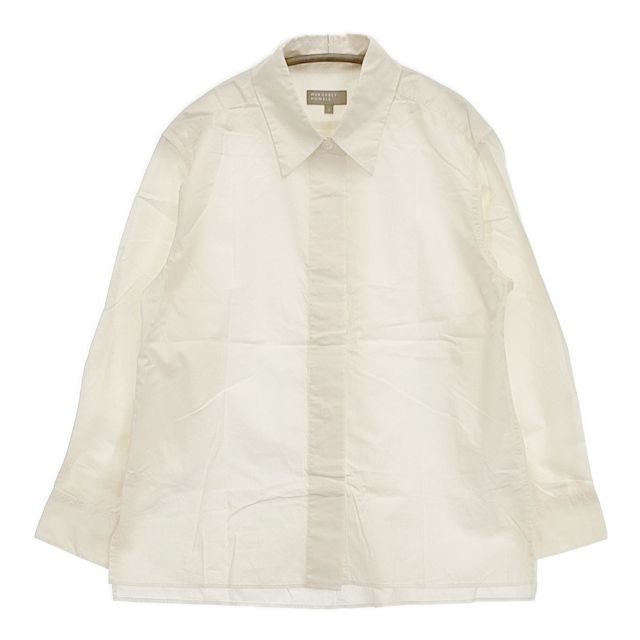 MARGARET HOWELL 578-0253614 YARN DYE COTTON ブラウス シャツ