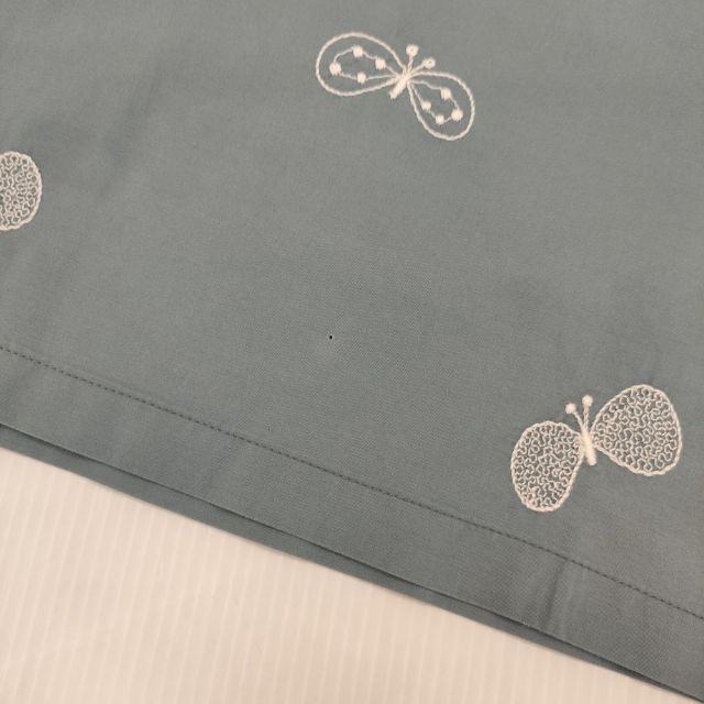 mina perhonen ws1913 chouho コットン 刺繍 サイズ36 ブラウス シャツ ブルー レディース ミナペルホネン【中古】5-1217M∞ mina perhonen ws1913 chouho コットン 刺繍 サイズ36 ブラウス シャツ