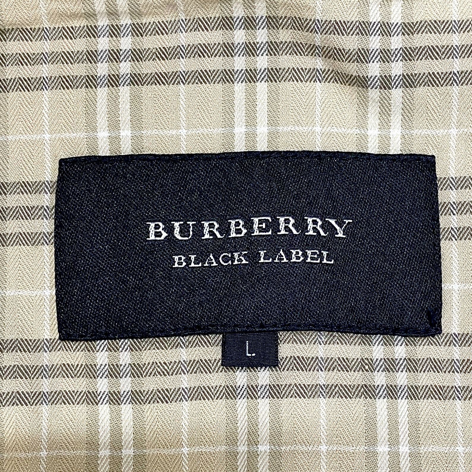 BURBERRY BLACK LABEL バーバリーブラックレーベル バイカラーブルゾン