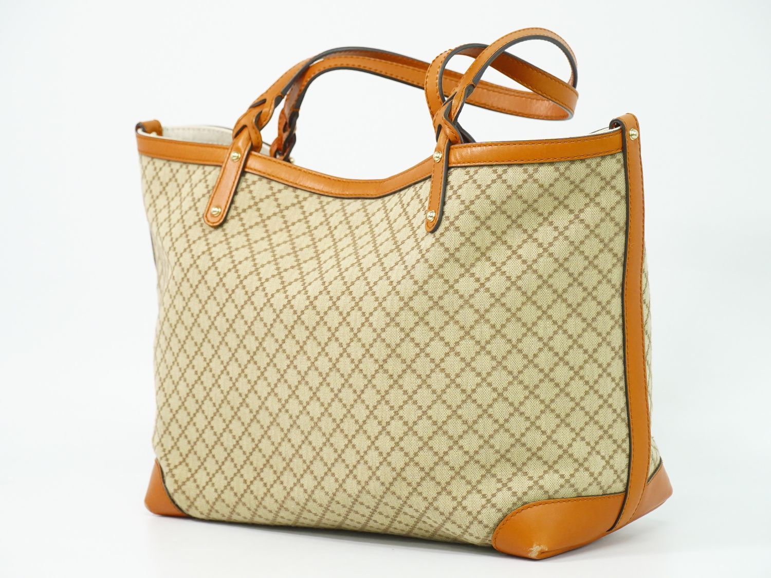 本物 グッチ GUCCI ディアマンテ トートバッグ ハンドバッグ 