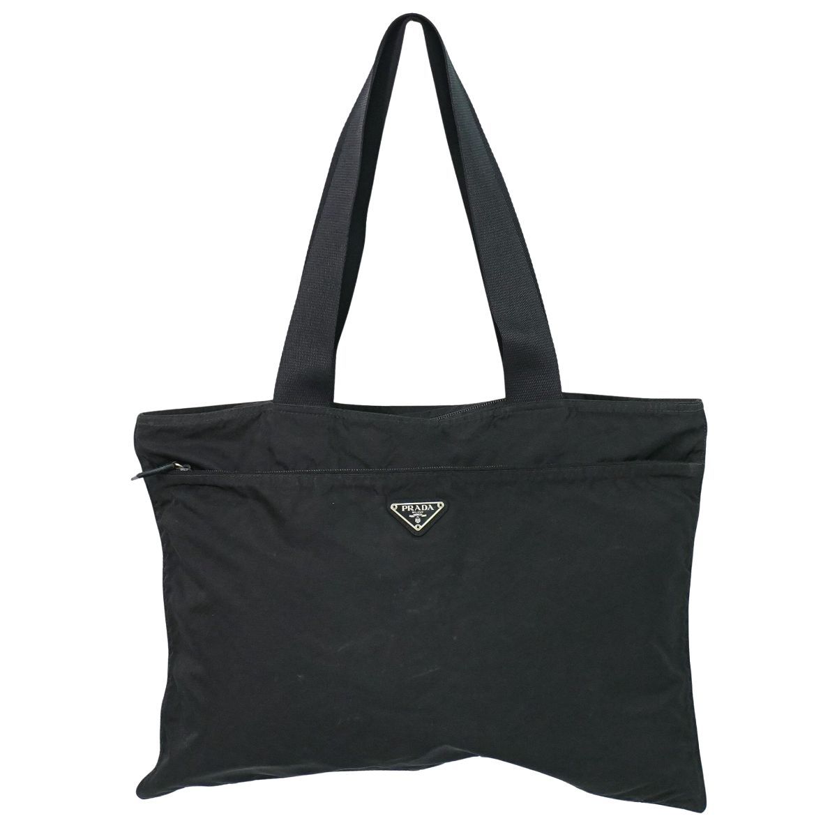 本物 プラダ PRADA ナイロン ショルダーバッグ トートバッグ ブラック 