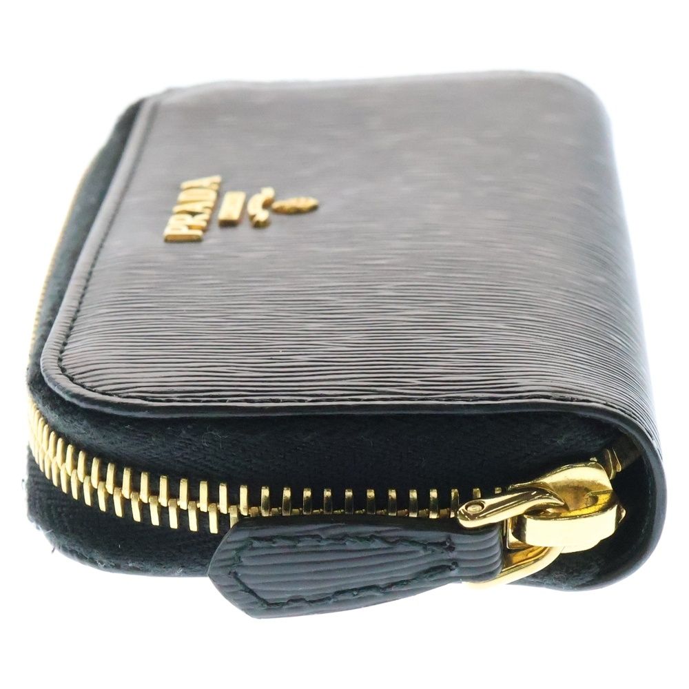PRADA (プラダ) サフィアーノ 6連キーケース ブラック ゴールド金具 