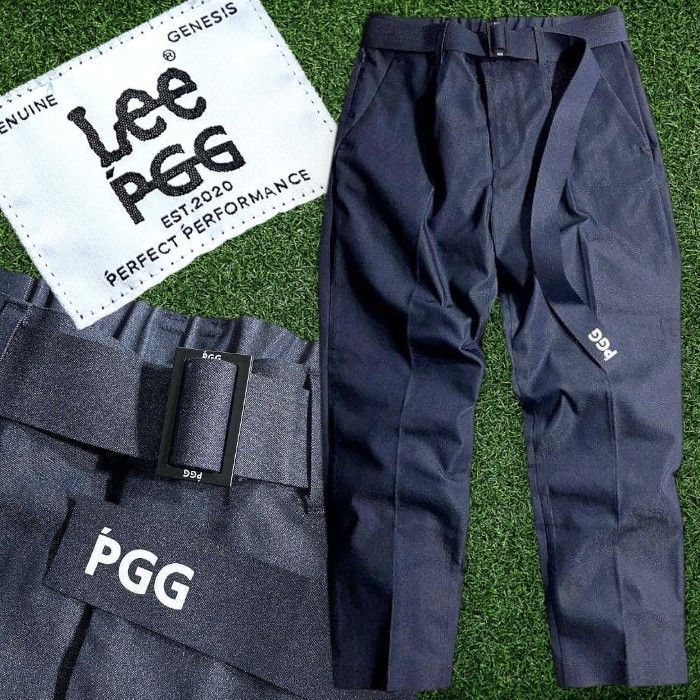 パーリーゲイツPGGリサイクルポリデニムLee別注デニムカラーパンツ パーリーゲイツPGGリサイクルポリデニムLee別注デニムカラーパンツ