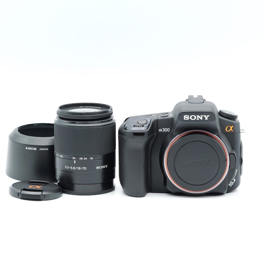 α300 SONY DSLR-A300 デジタル一眼レフカメラ Sony ブラック 18-70