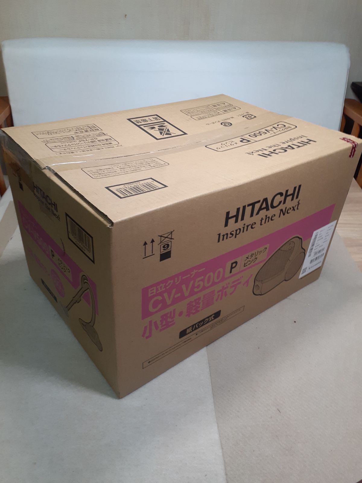 新品未使用・未開封】日立 掃除機 CV-V500 本体 ピンク - メルカリ 新品未使用・未開封】日立 掃除機 CV-V500 本体 ピンク - メルカリ