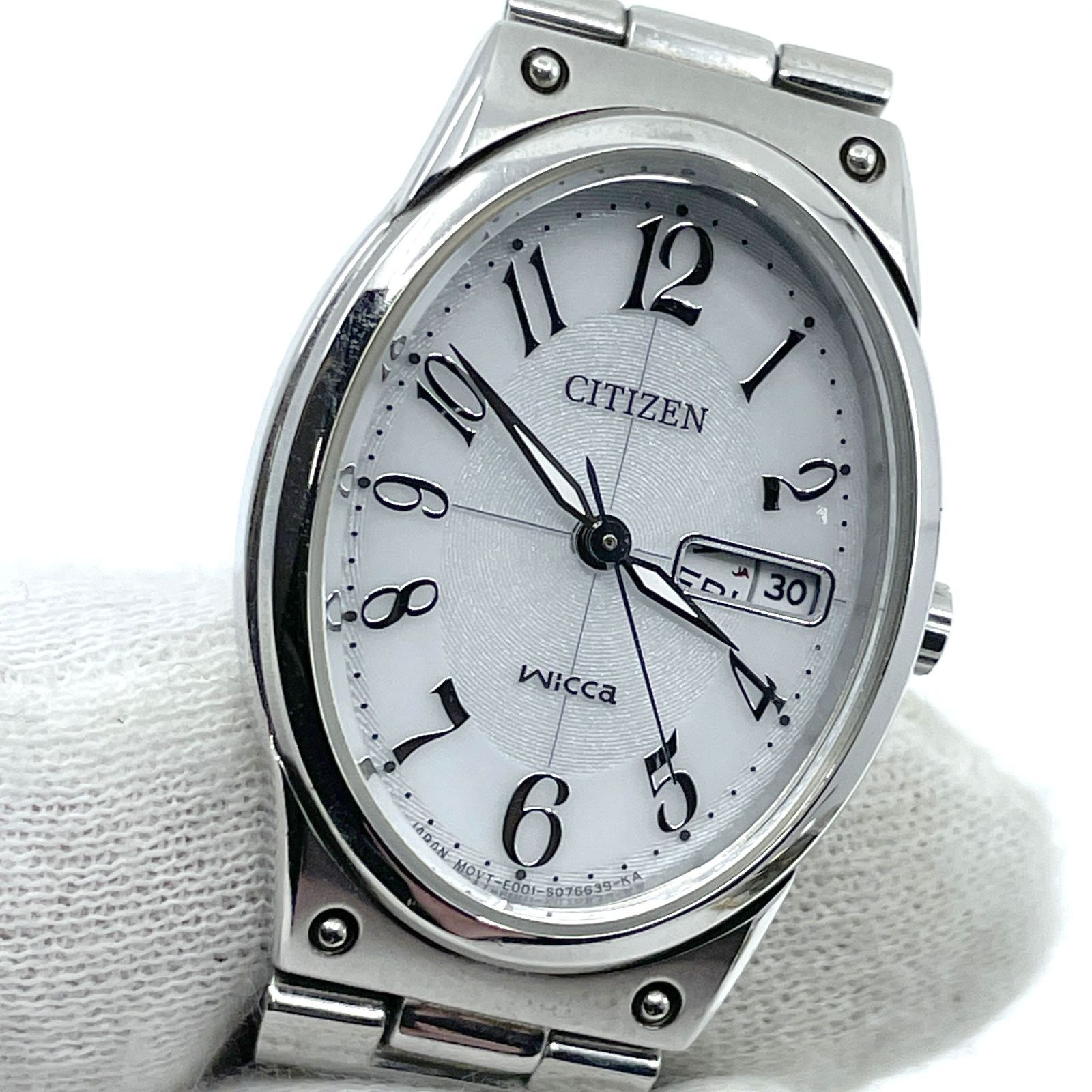 稼働品 CITIZEN シチズン ウィッカ wicca ソーラー 腕時計 レディース 