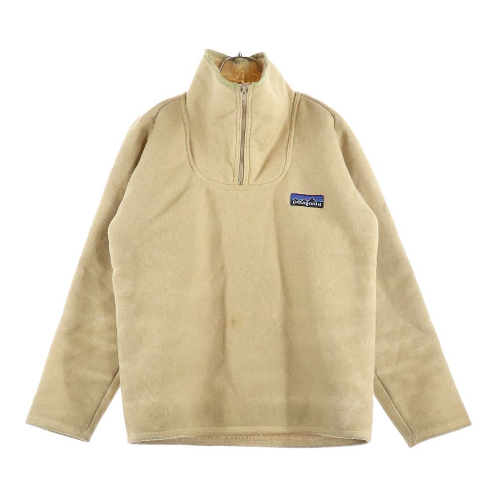 PATAGONIA パタゴニア 80S VINTAGE PILE JACKET ヴィンテージ フリース パイル ハーフジップ プルオーバージャケット ベージュ PATAGONIA (パタゴニア) 80S VINTAGE PILE JACKET ヴィンテージ
