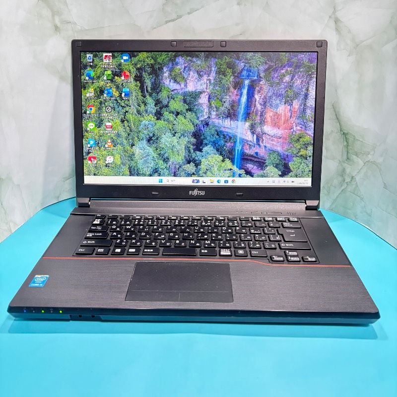Office付】富士通ノートパソコン Win11/SSD/i5/大画面/DVD 爆速SSD