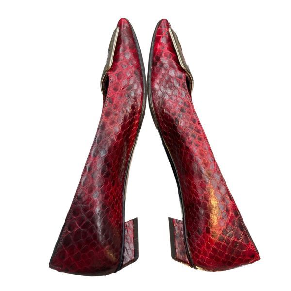 ◇ ロジェヴィヴィエ Roger Vivier パンプス ローヒール バックル