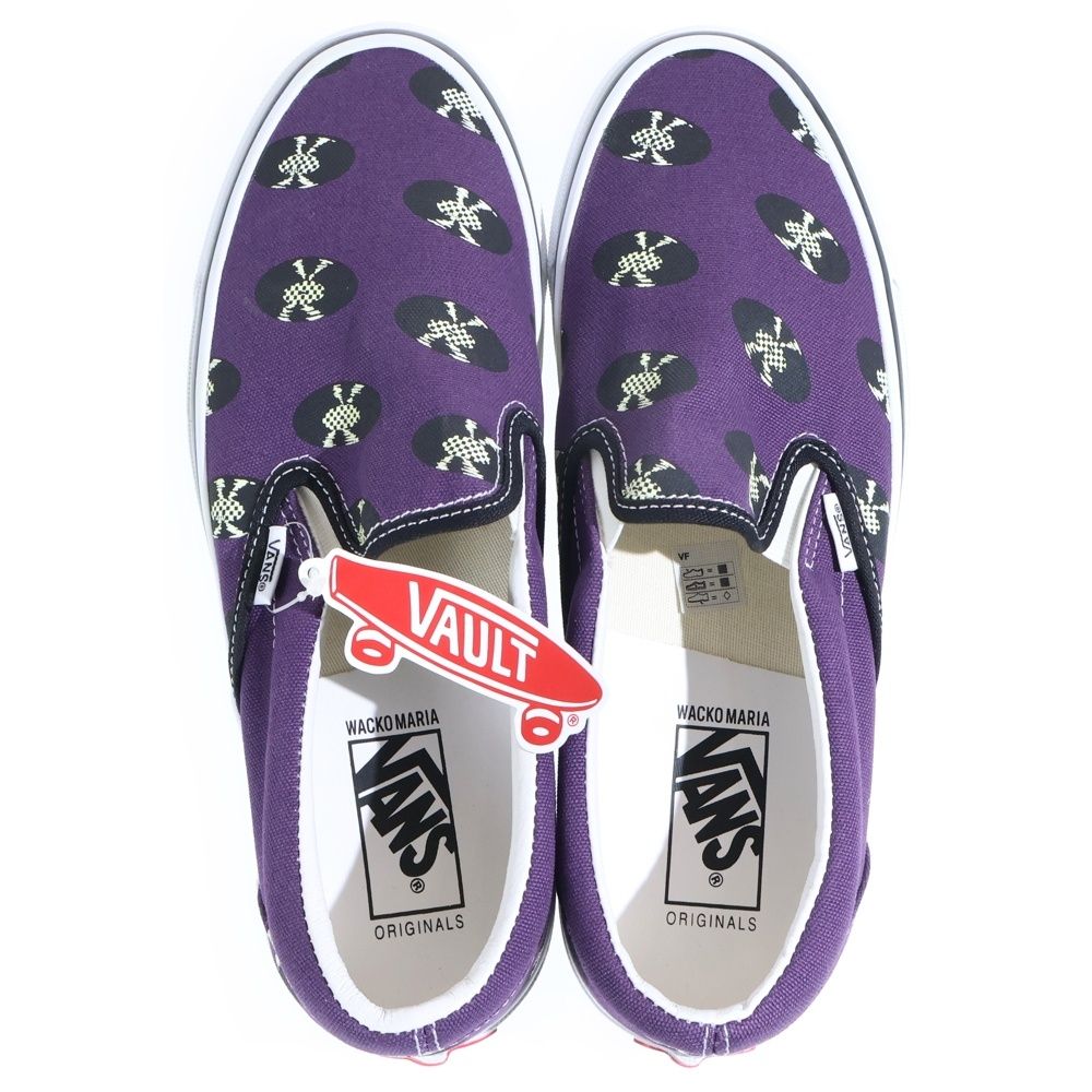 VANS (ヴァンズ) ×WACKO MARIA OG SLIP-ON LX PURPLE RECORDS