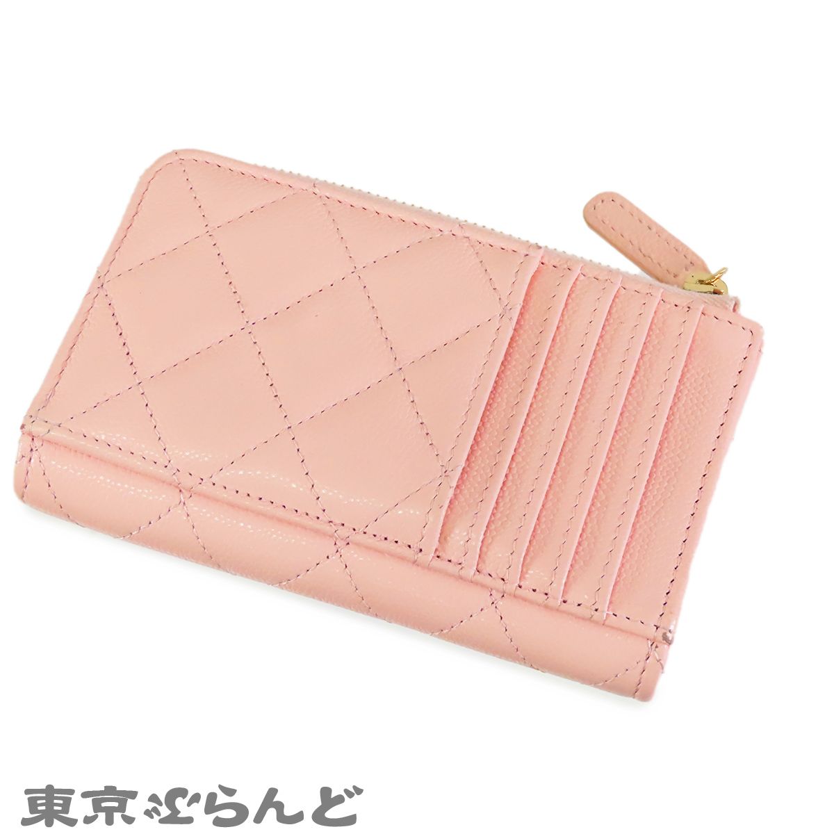 シャネル CHANEL フラグメントケース AP3179 ピンク ゴールド金具