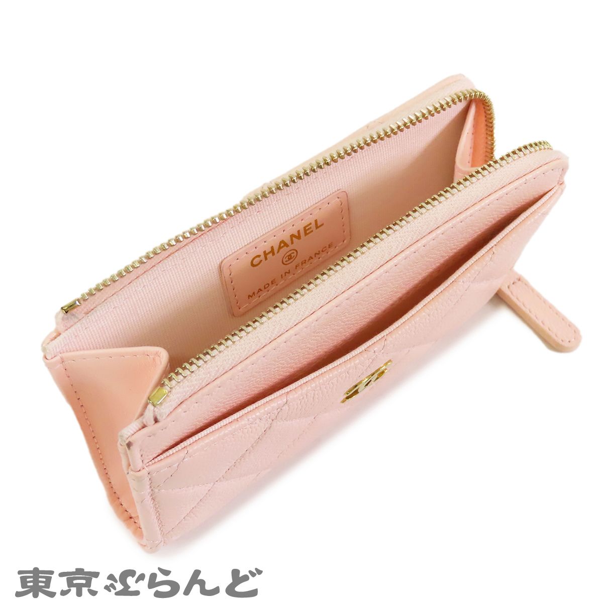 シャネル CHANEL フラグメントケース AP3179 ピンク ゴールド金具 