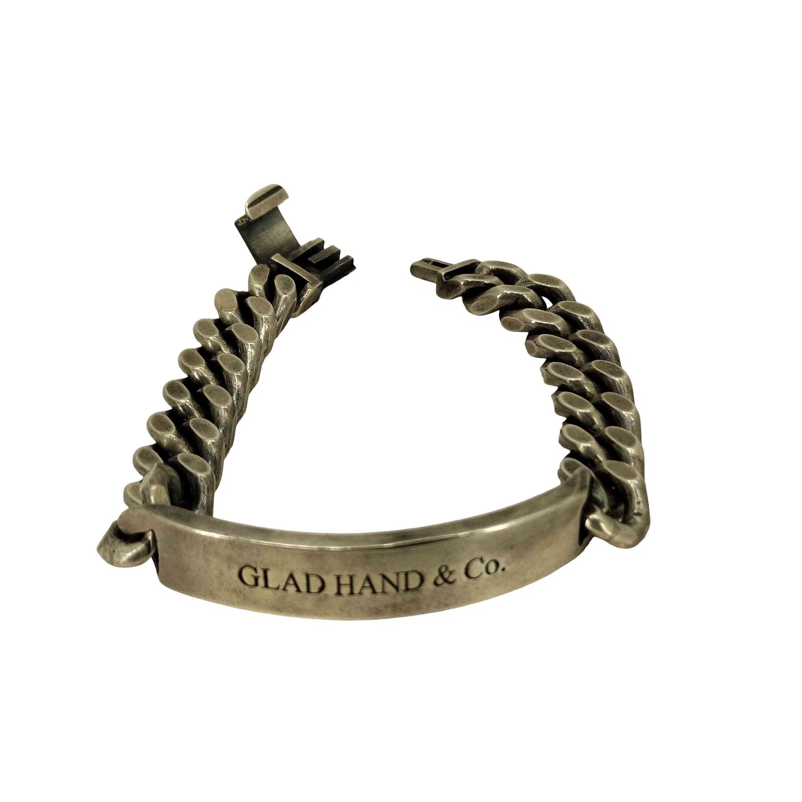 グラッドハンド GLADHAND STERLING刻印 ID BRACELET ブレスレット