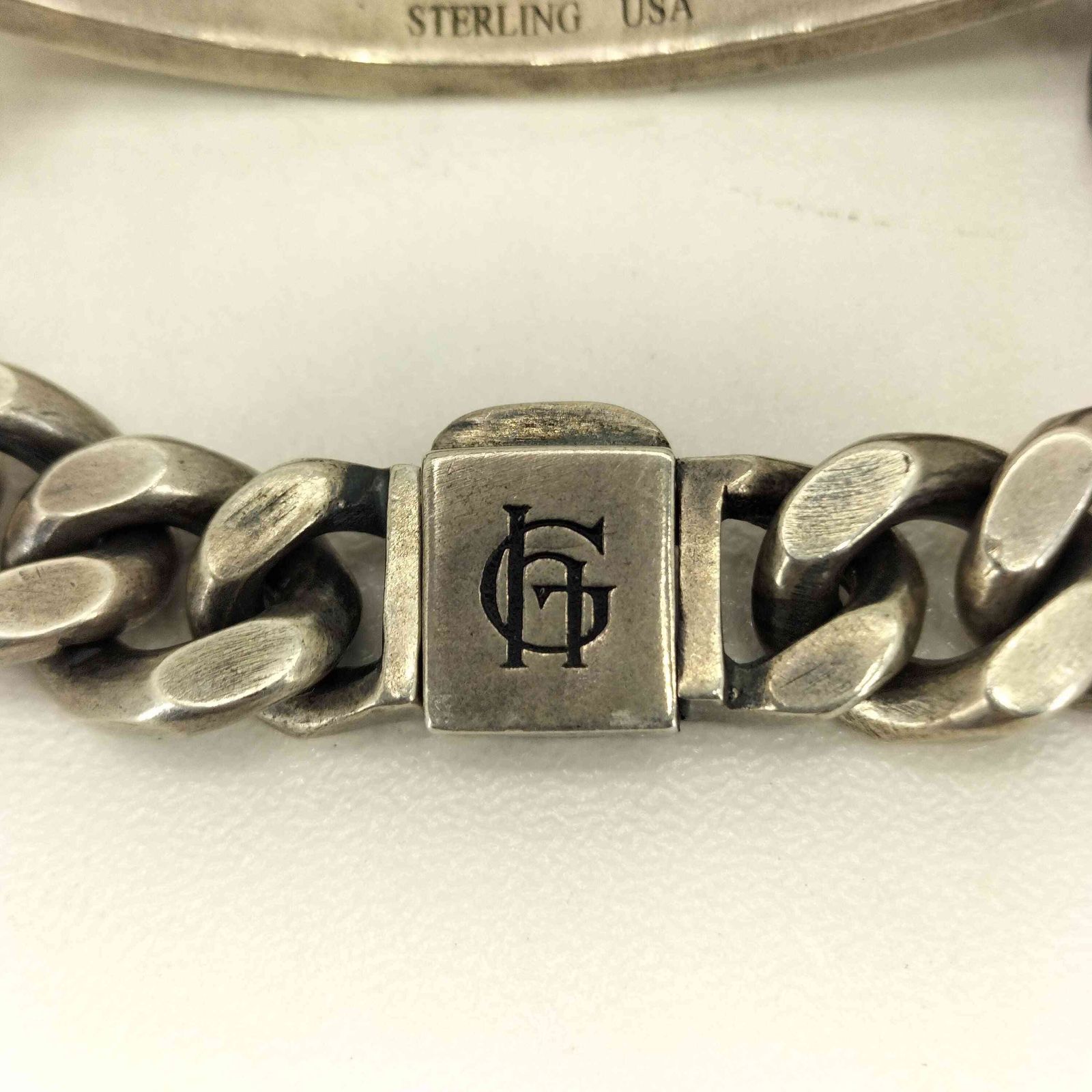グラッドハンド GLADHAND STERLING刻印 ID BRACELET ブレスレット 