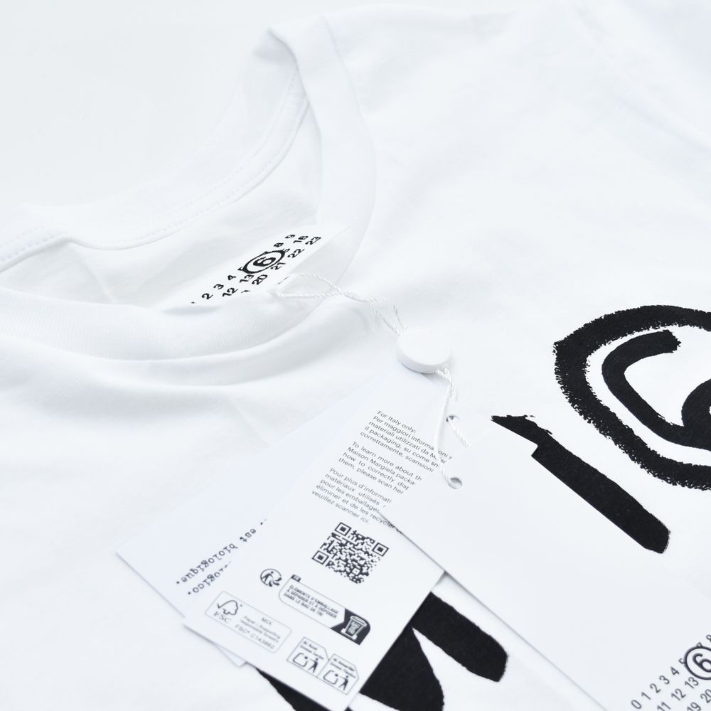 単品販売】MM6 Maison Margiela Kids ロゴ Tシャツ M61016 MM04I