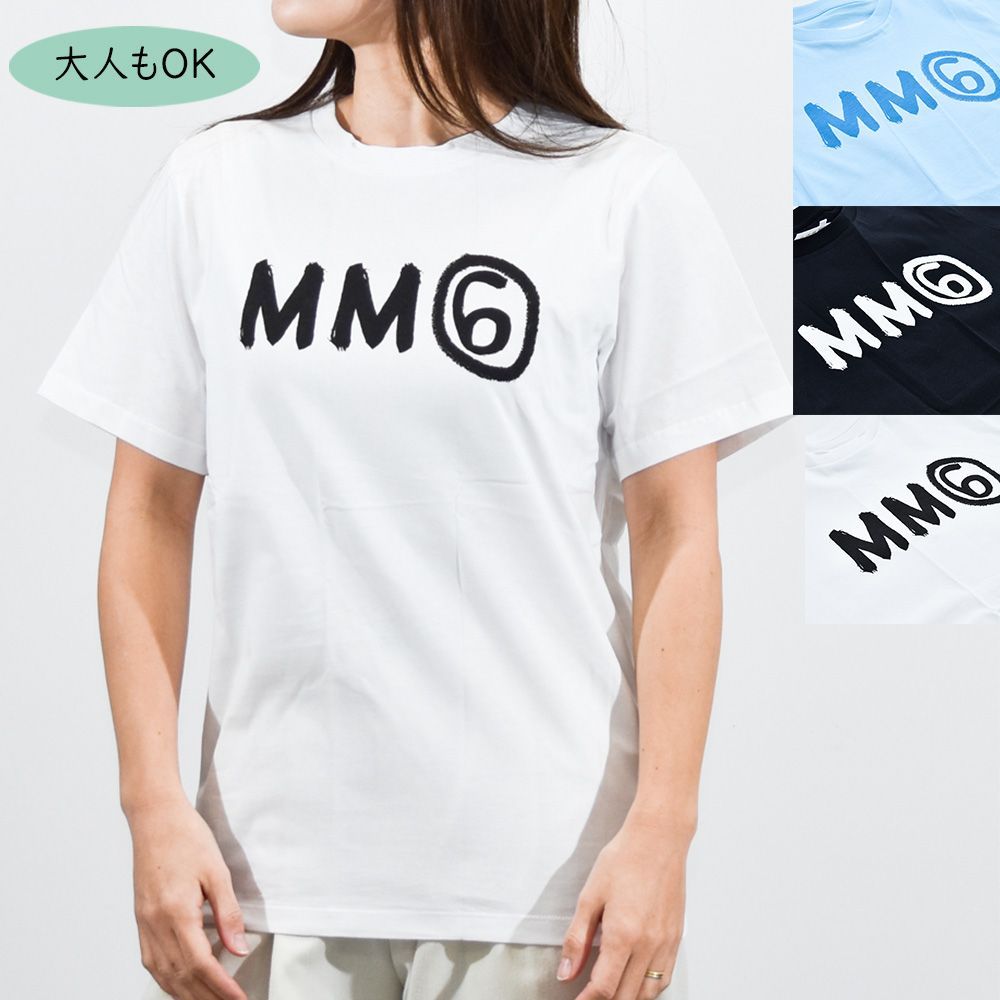 単品販売】MM6 Maison Margiela Kids ロゴ Tシャツ M61016 MM04I