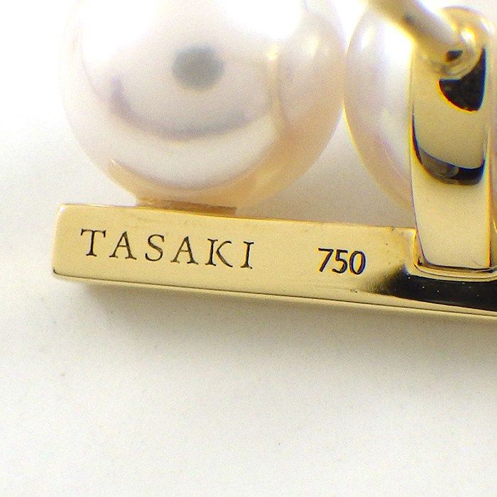 タサキ 田崎真珠 TASAKI ピアス バランス ネオ E-4315-18KYG あこや 