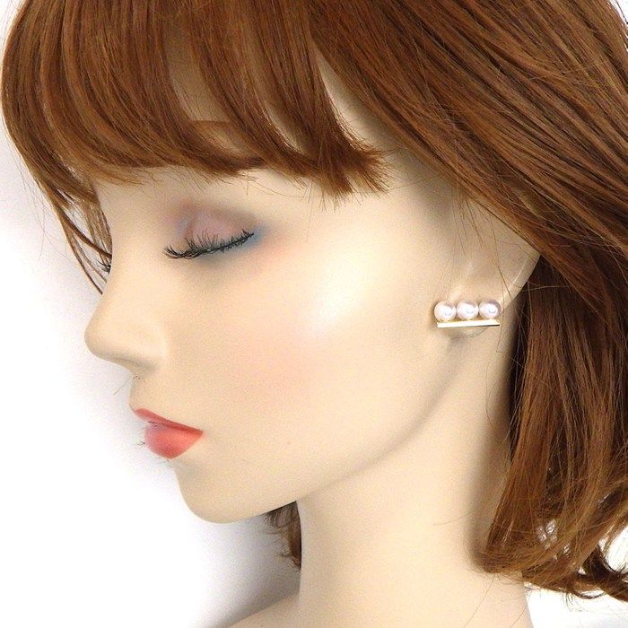 タサキ 田崎真珠 TASAKI ピアス バランス ネオ E-4315-18KYG あこや 