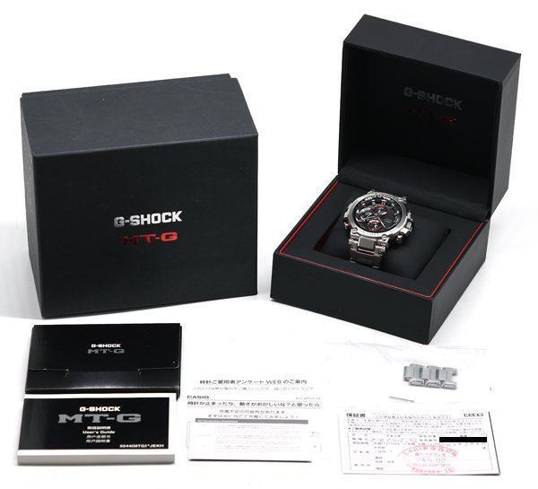 驚きの破格値，定番人気 箱保付！美品！CASIO カシオ G-SHOCK MT-G MTG 
