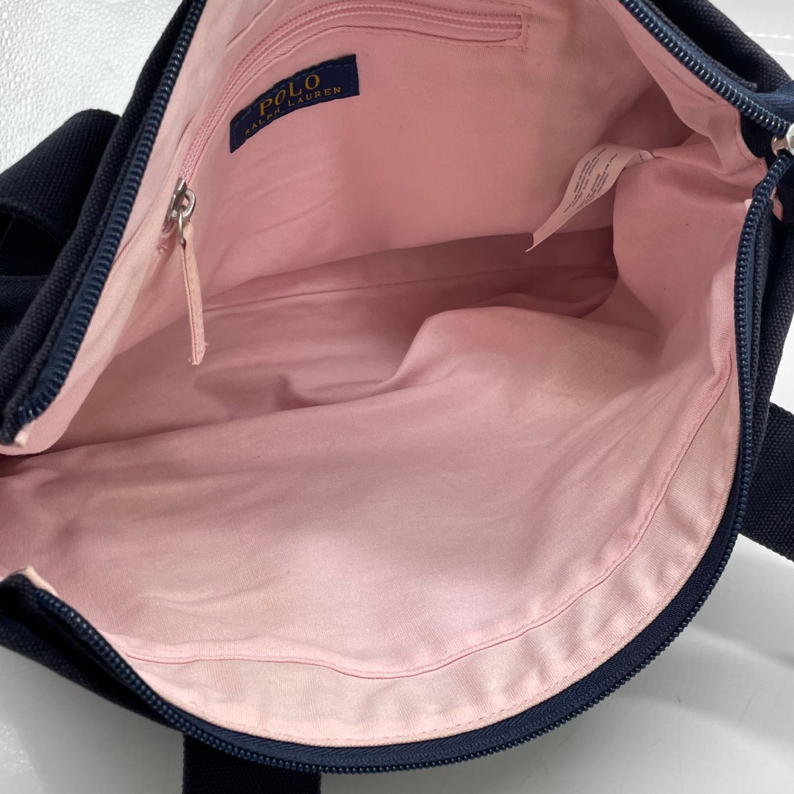 BN8069□Polo Ralph Lauren トートバッグ ビッグポニー ネイビー 