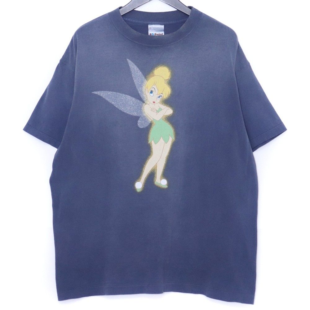 SAINT MICHAEL × DISNEY DSN SS T-SHIRT TINKER BELL Mサイズ ネイビー