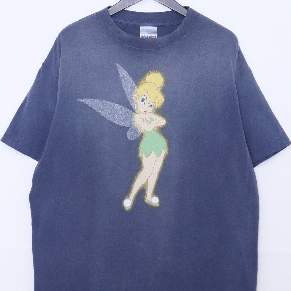 SAINT MICHAEL × DISNEY DSN SS T-SHIRT TINKER BELL Mサイズ ネイビー