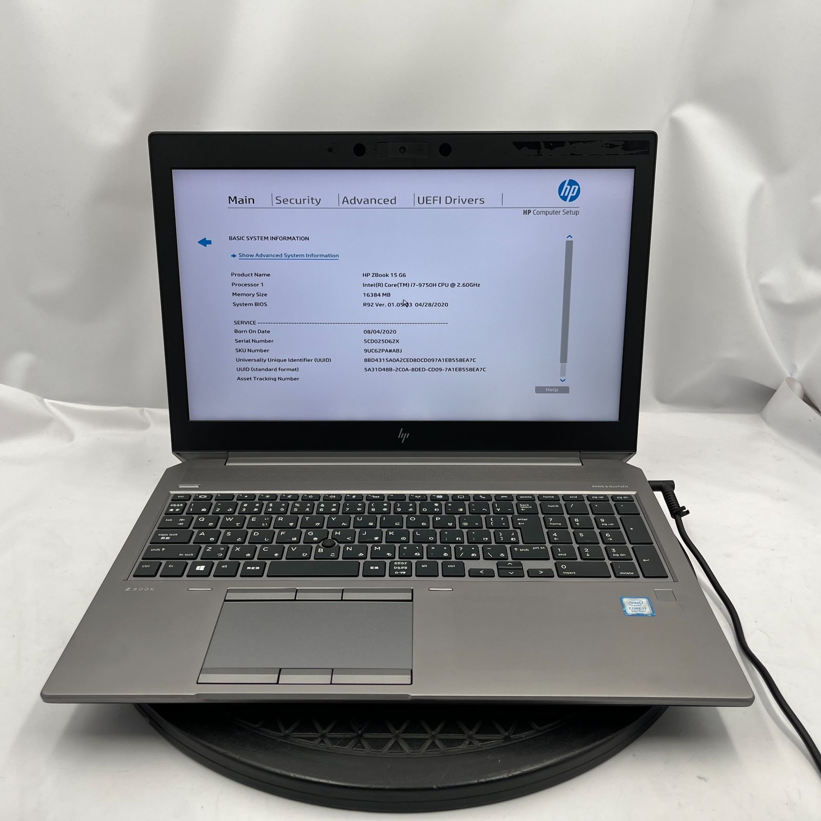 ジャンク!HP 4SQ55PA#ABJ○Core i7 8550U 1.8G 16G 1T + 128G