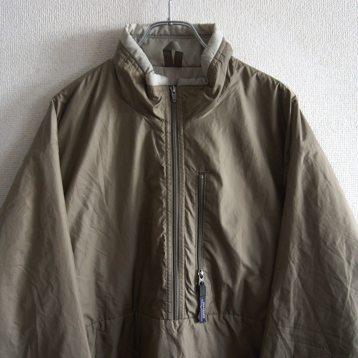 希少/00s】PATAGONIA【パフボール プルオーバー ジャケット】M カーキ 