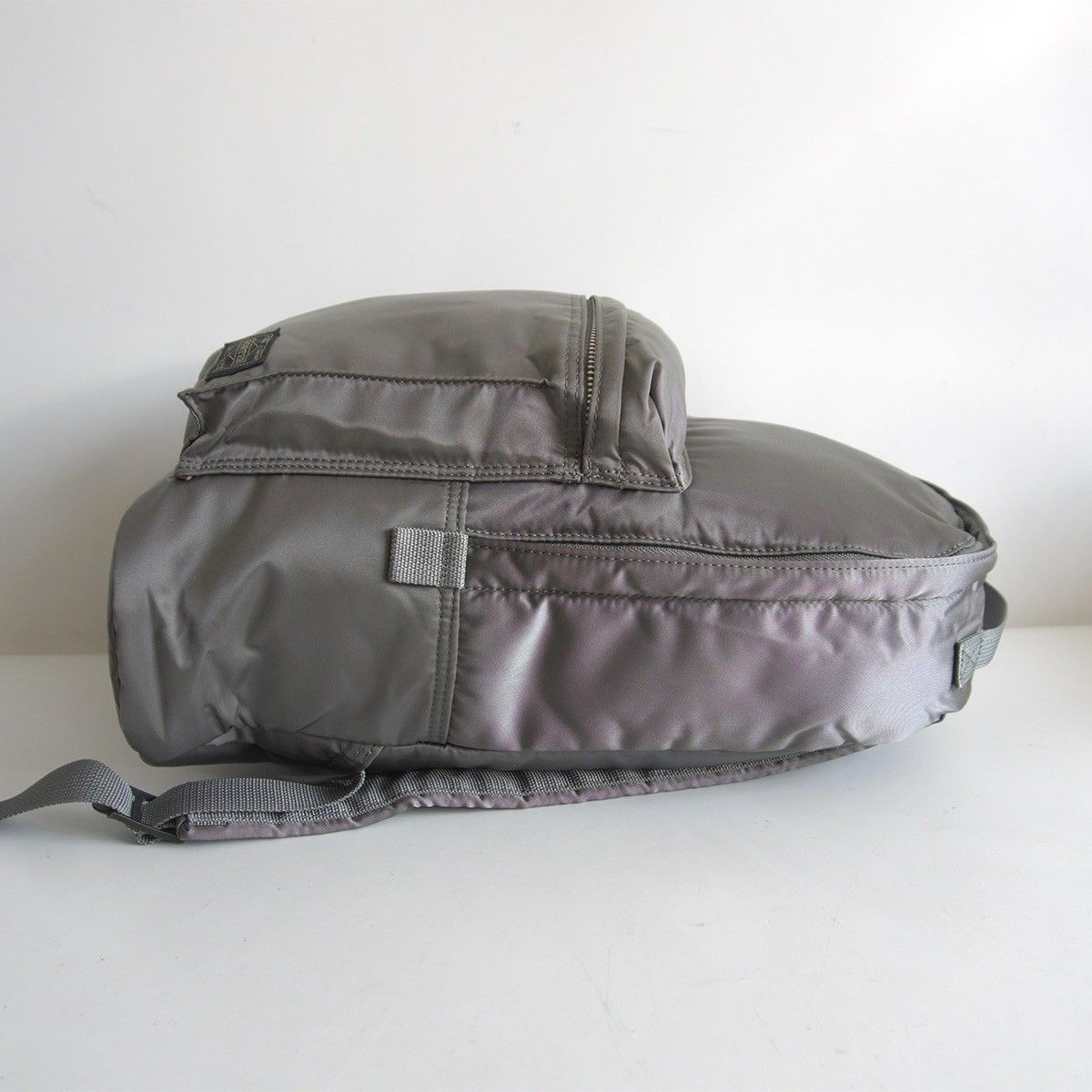 極美品】PORTER 【タンカー リュック】ポーター シルバーグレー バック 