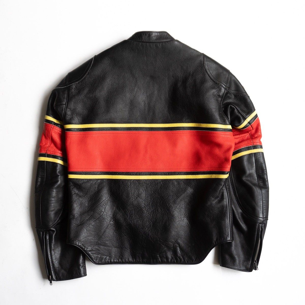 【美品】KUSHITANI【レザー シングルライダースジャケット】L ブラック レザー クシタニ 26030215 美品】KUSHITANI【レザー シングルライダースジャケット】L ブラック