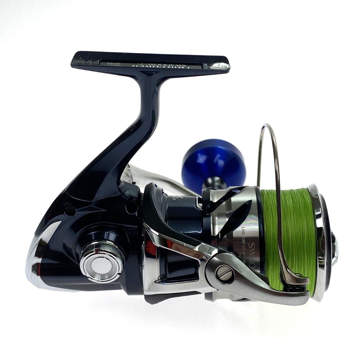 期間限定値下げ13日迄！21ツインパワーsw 4000xg リブレハンドル付き SHIMANO シマノ 21 ツインパワー SW 4000XG 04221 ハンドルノブ交換