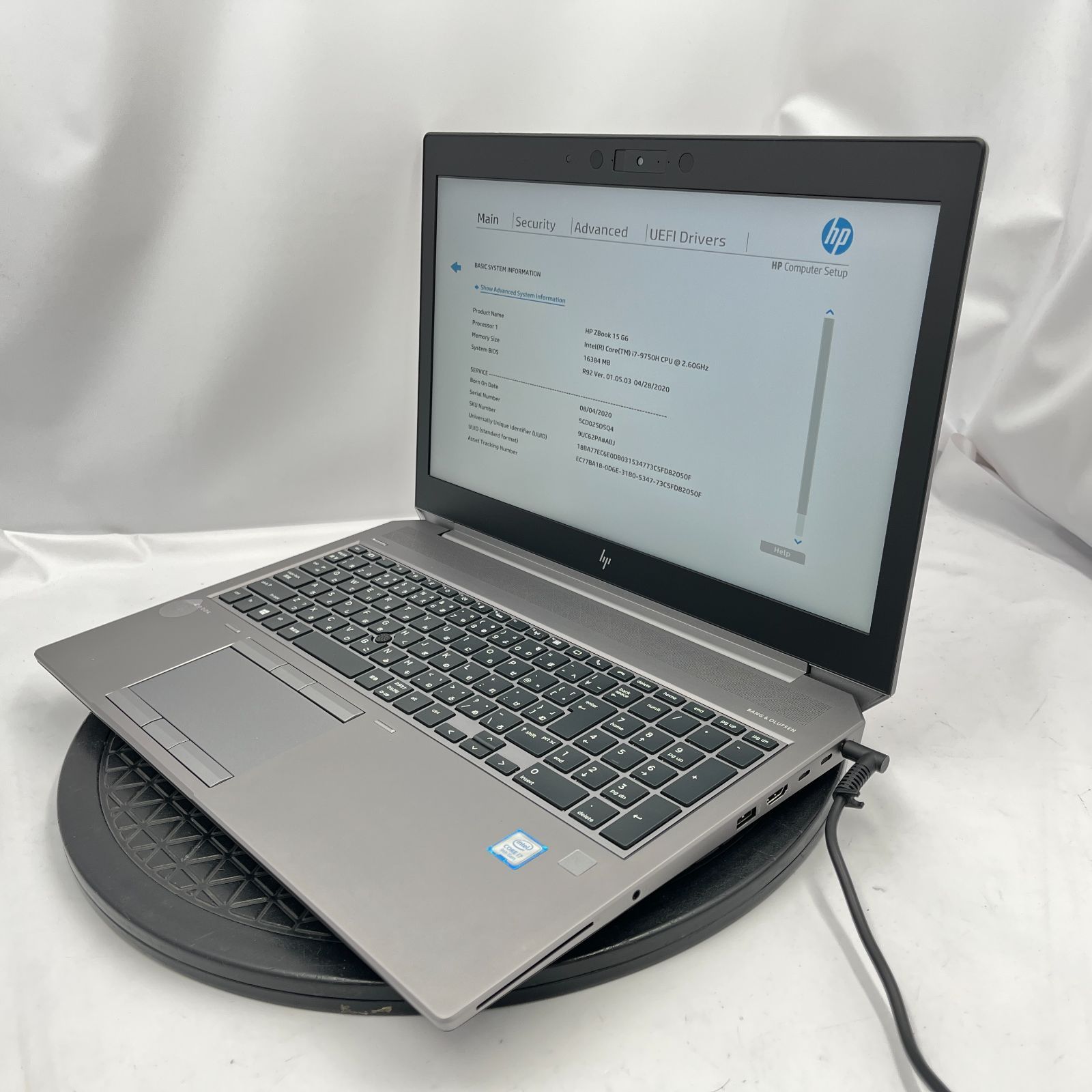 ジャンク HP ZBook 15 G6 i7 9750H 16GB HDD - メルカリ
