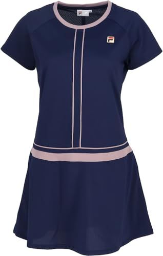 新品 FILA TENNIS(フィラ テニス) テニス スカート ワンピース 吸水速乾 UVカット加工 FDZEL0010 レディース フィラネイビー L
