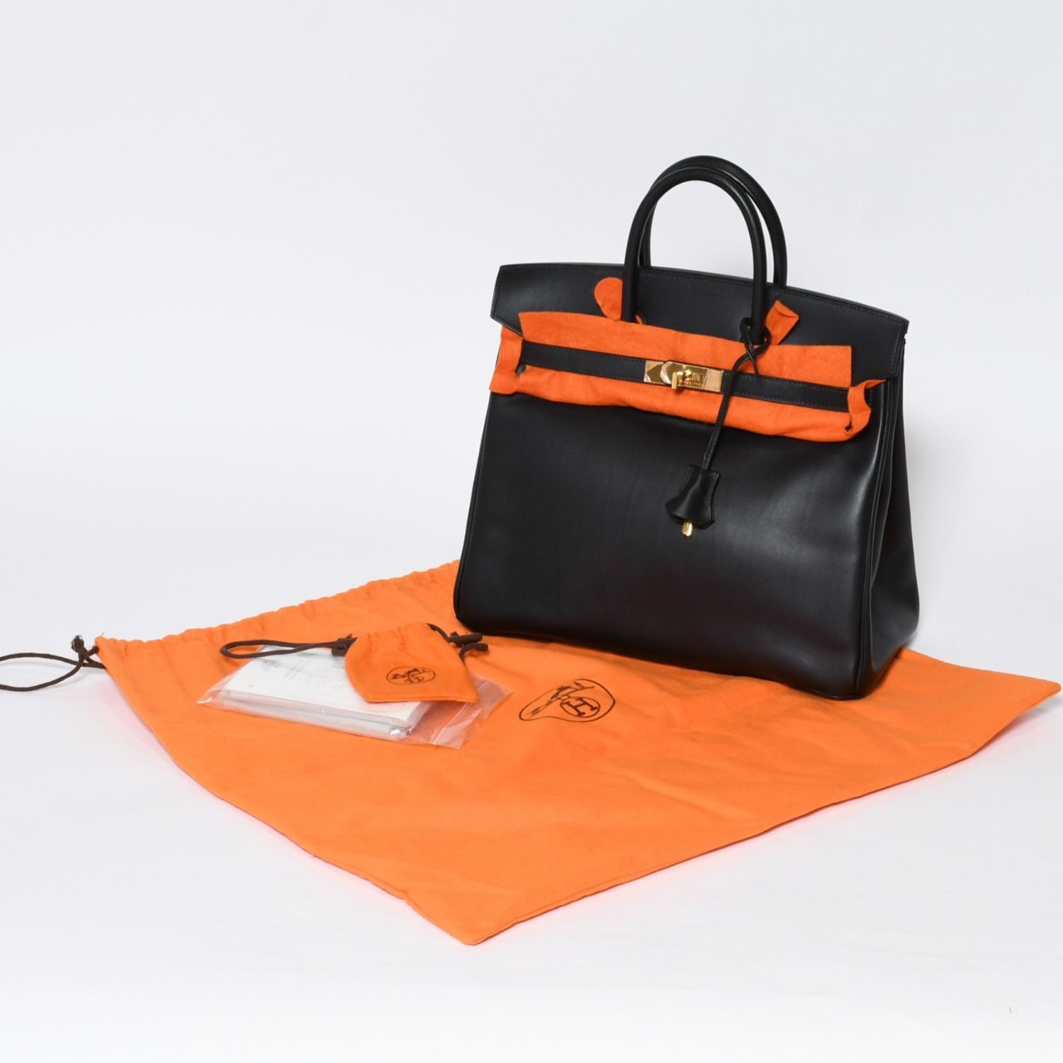 極美品 エルメス HERMES オータクロア 32 ハンドバッグ ボックスカーフ 