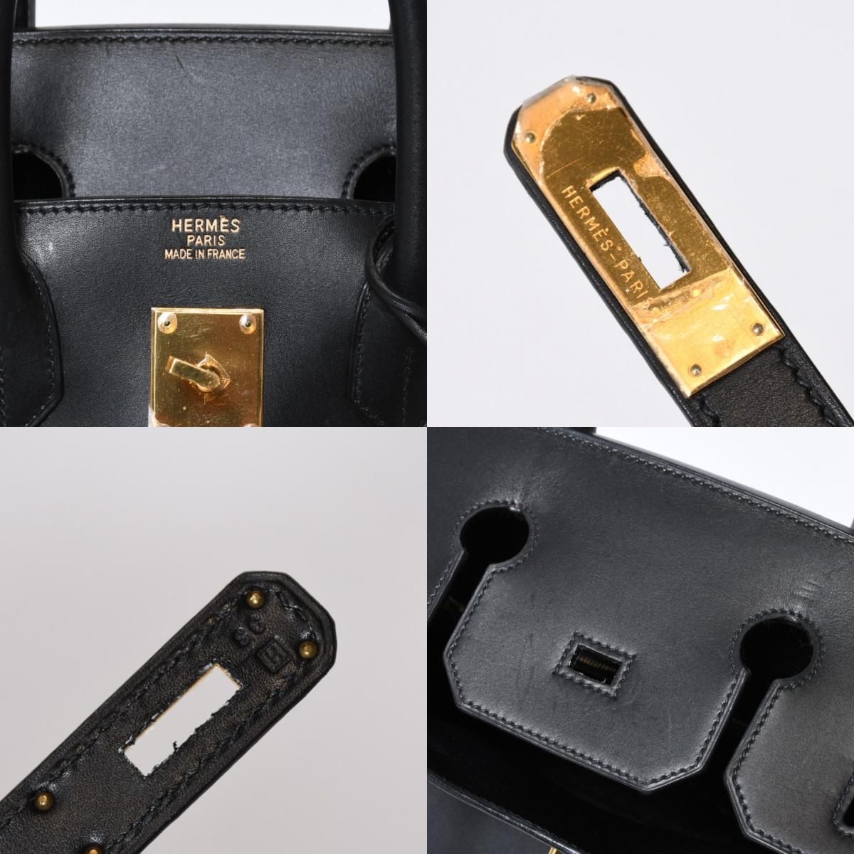 極美品 エルメス HERMES オータクロア 32 ハンドバッグ ボックスカーフ 