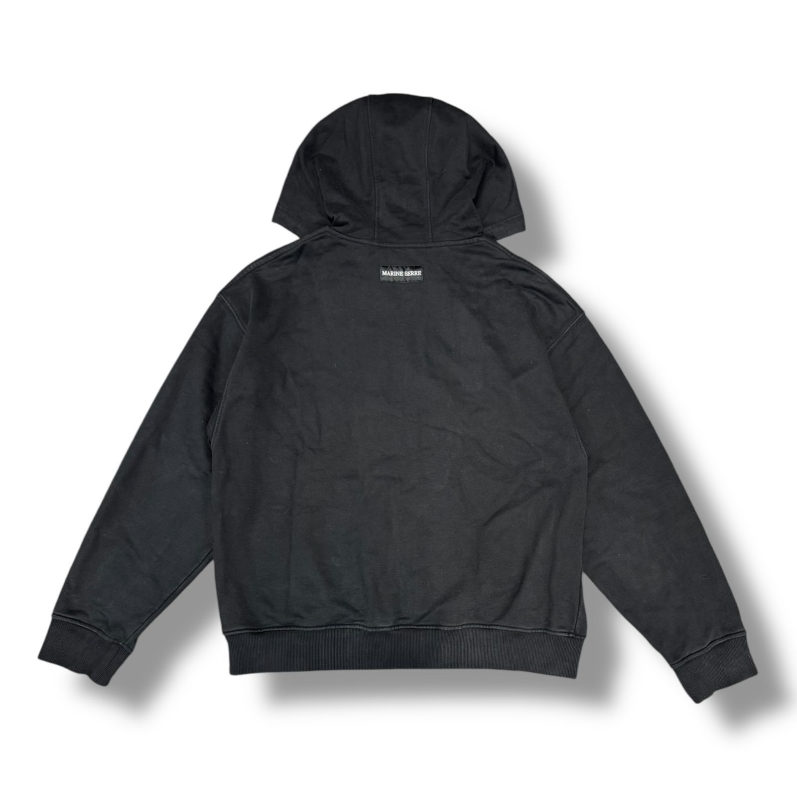 MARINE SERRE Moon Logo Zip Hoodie ムーンロゴジップフーディ