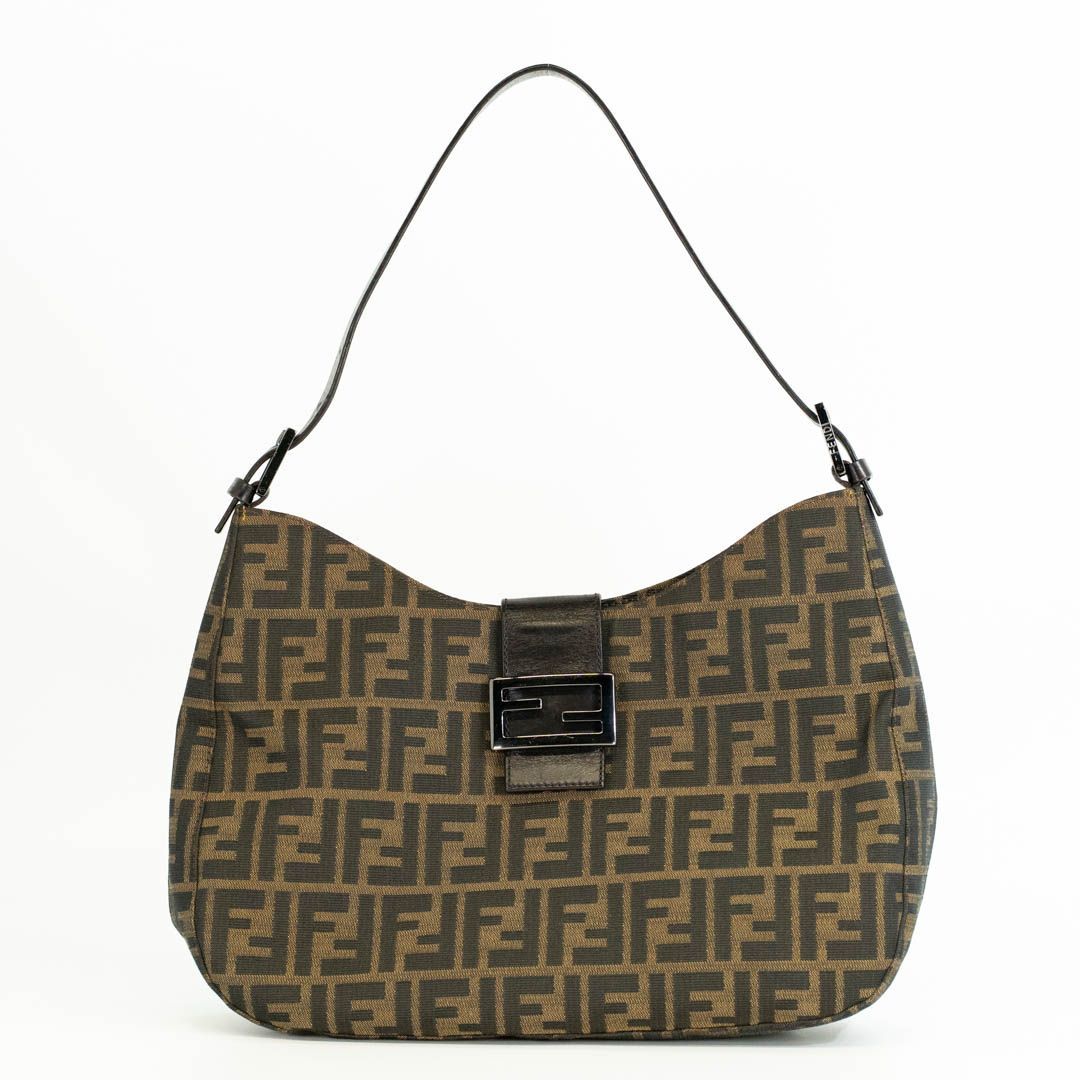 FENDI フェンディ ズッカ マンマバケット ワンショルダーバッグ 8BR037