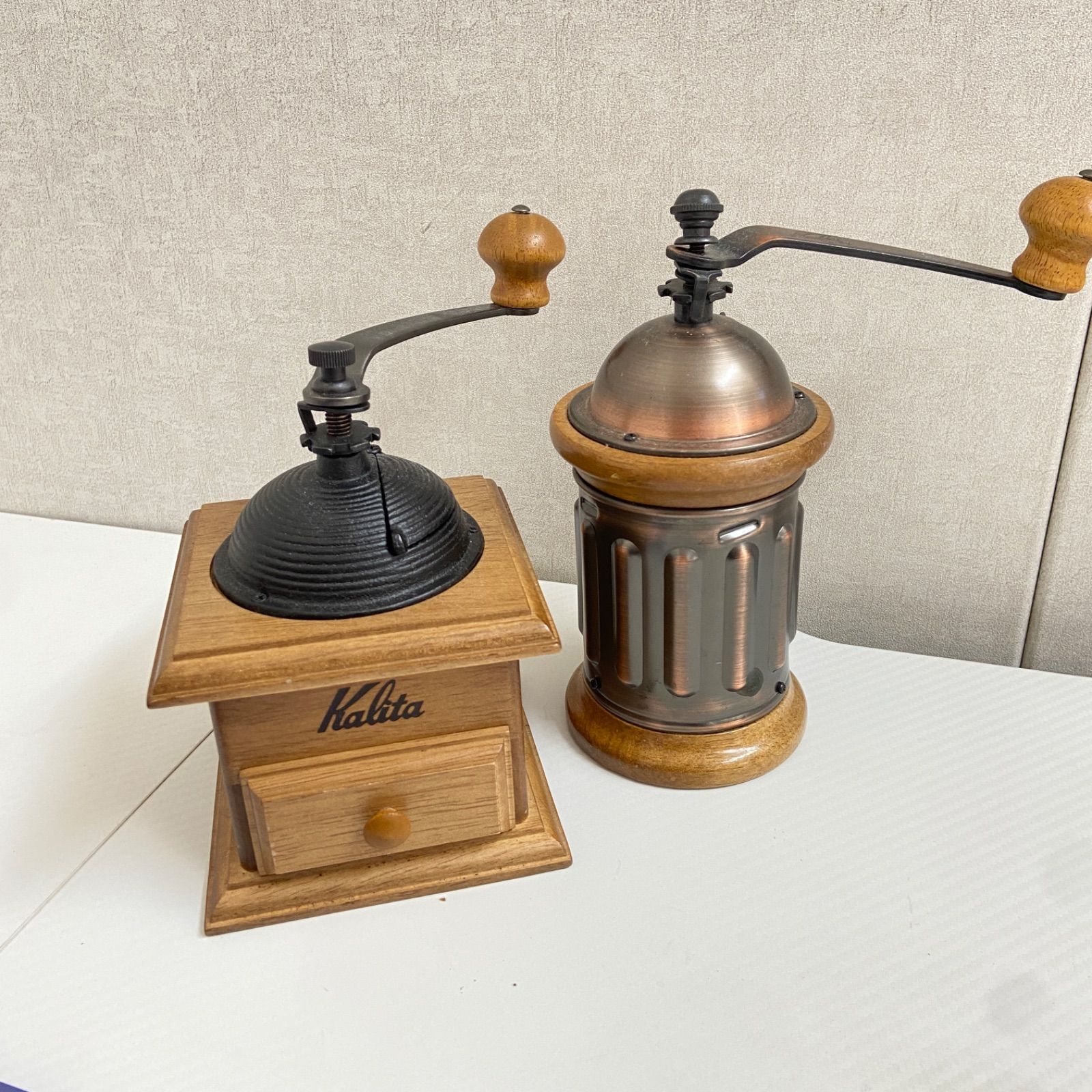 Kalita】カリタ 手挽きコーヒーミル 2台セット - メルカリ