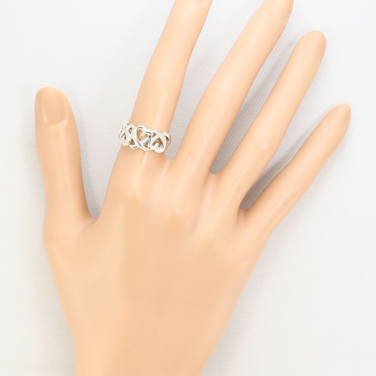 ティファニー TIFFANY&Co. トリプルラビングハート シルバー925 リング 