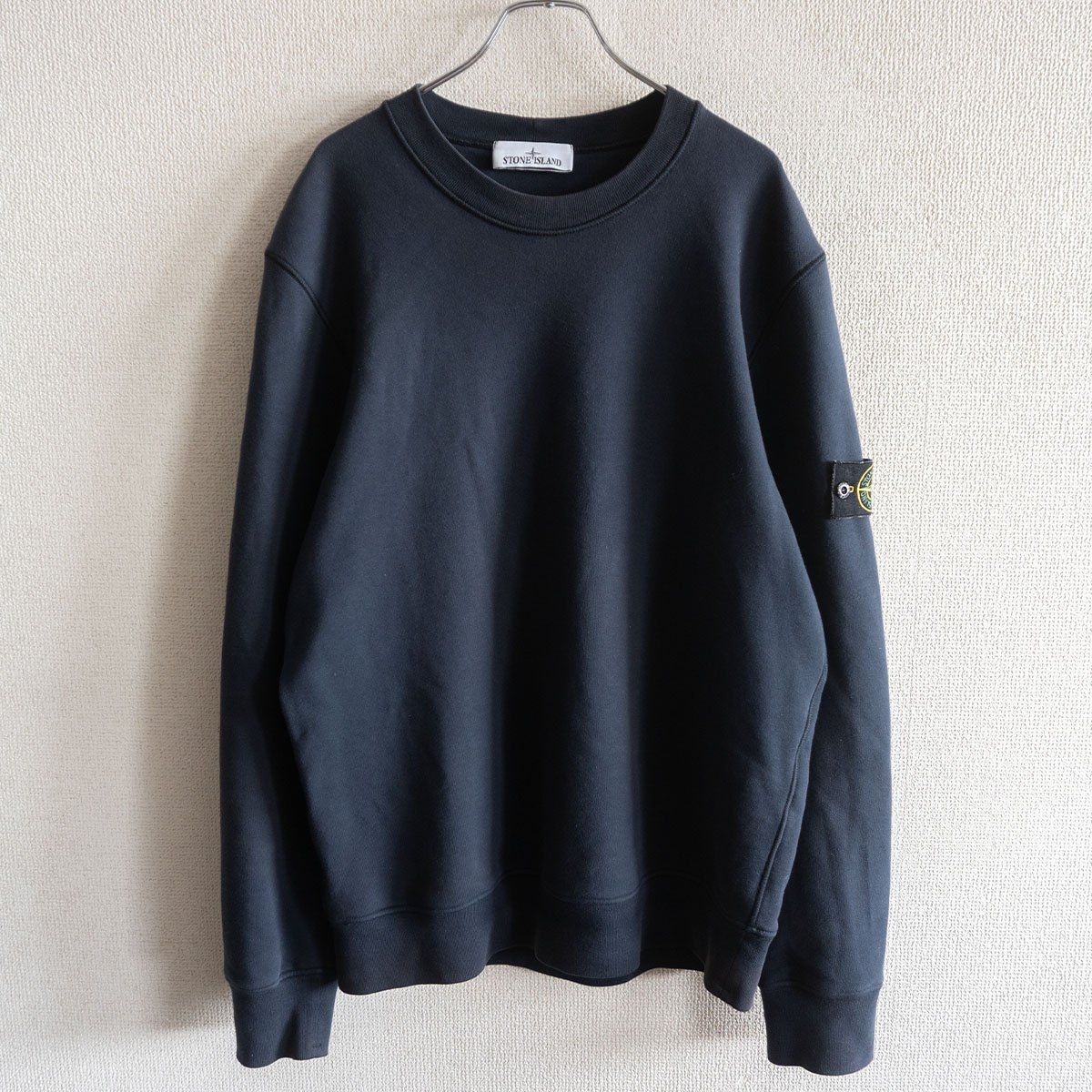 美品STONE ISLAND2024AW⁄SweatshirtsL ネイビー スウェット