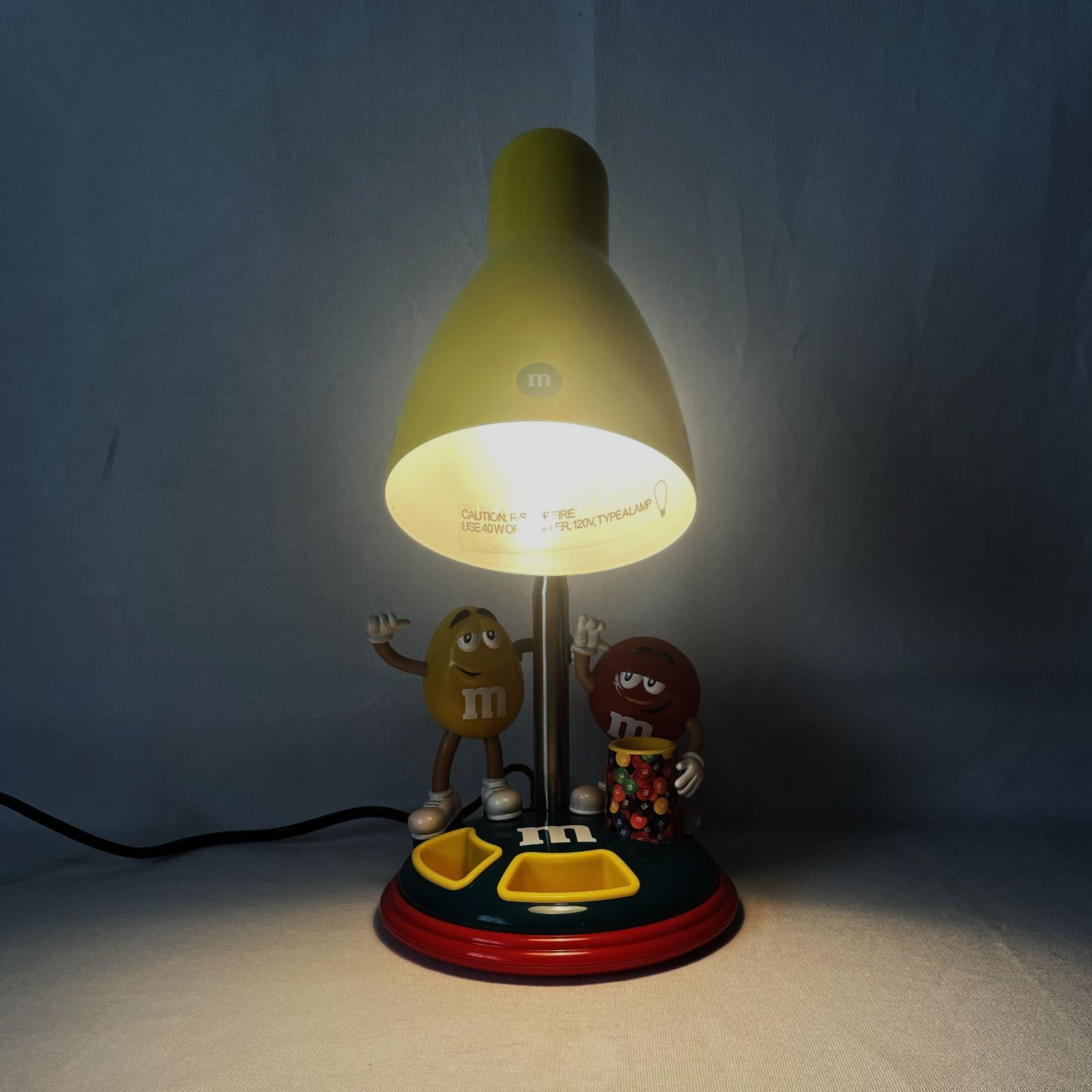 キャラクターグッズ M&M Goose Neck Desk Lamp w/ Box エムアンドエム