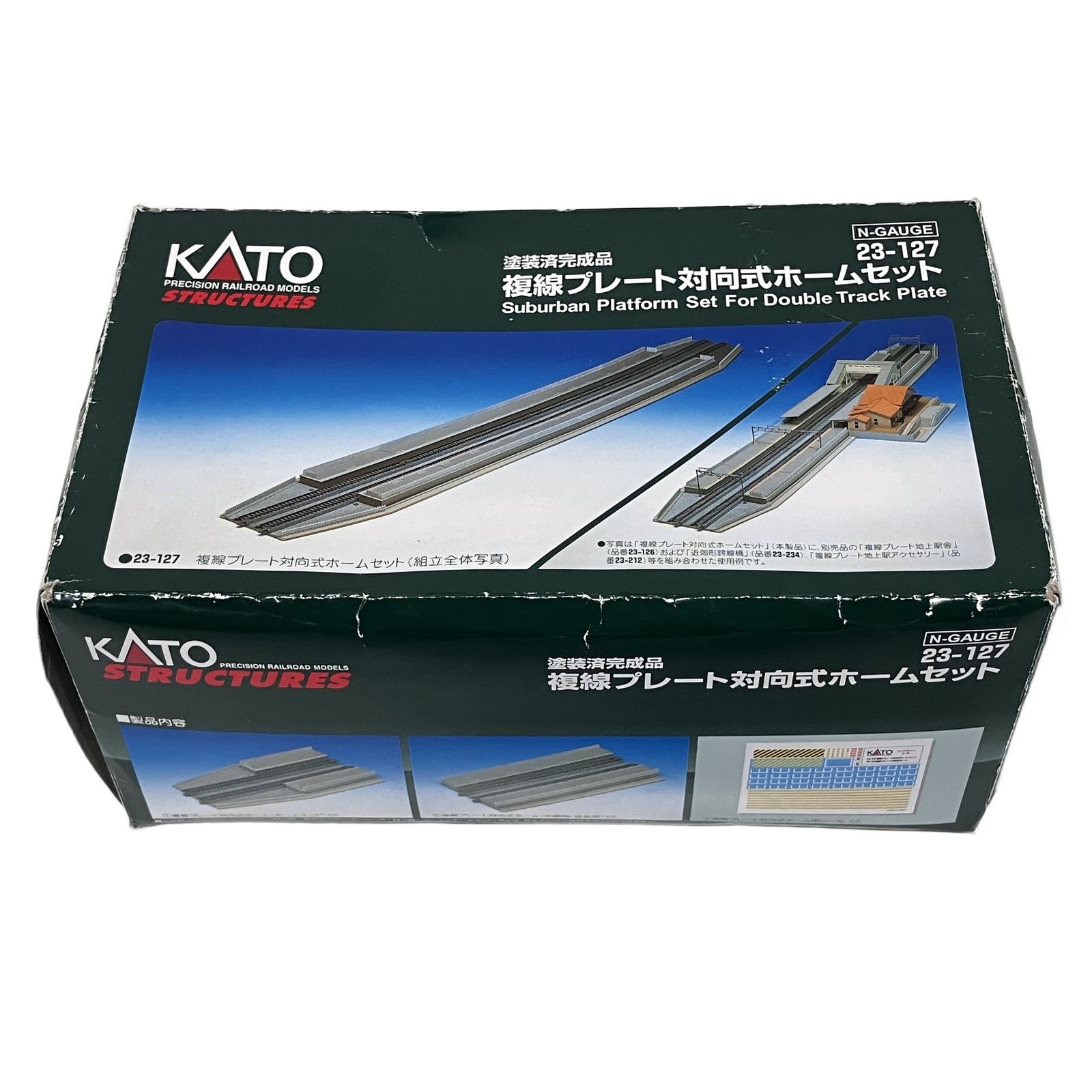 KATO 23-127 複線プレート対向式ホームセット 鉄道模型 Nゲージ 中古