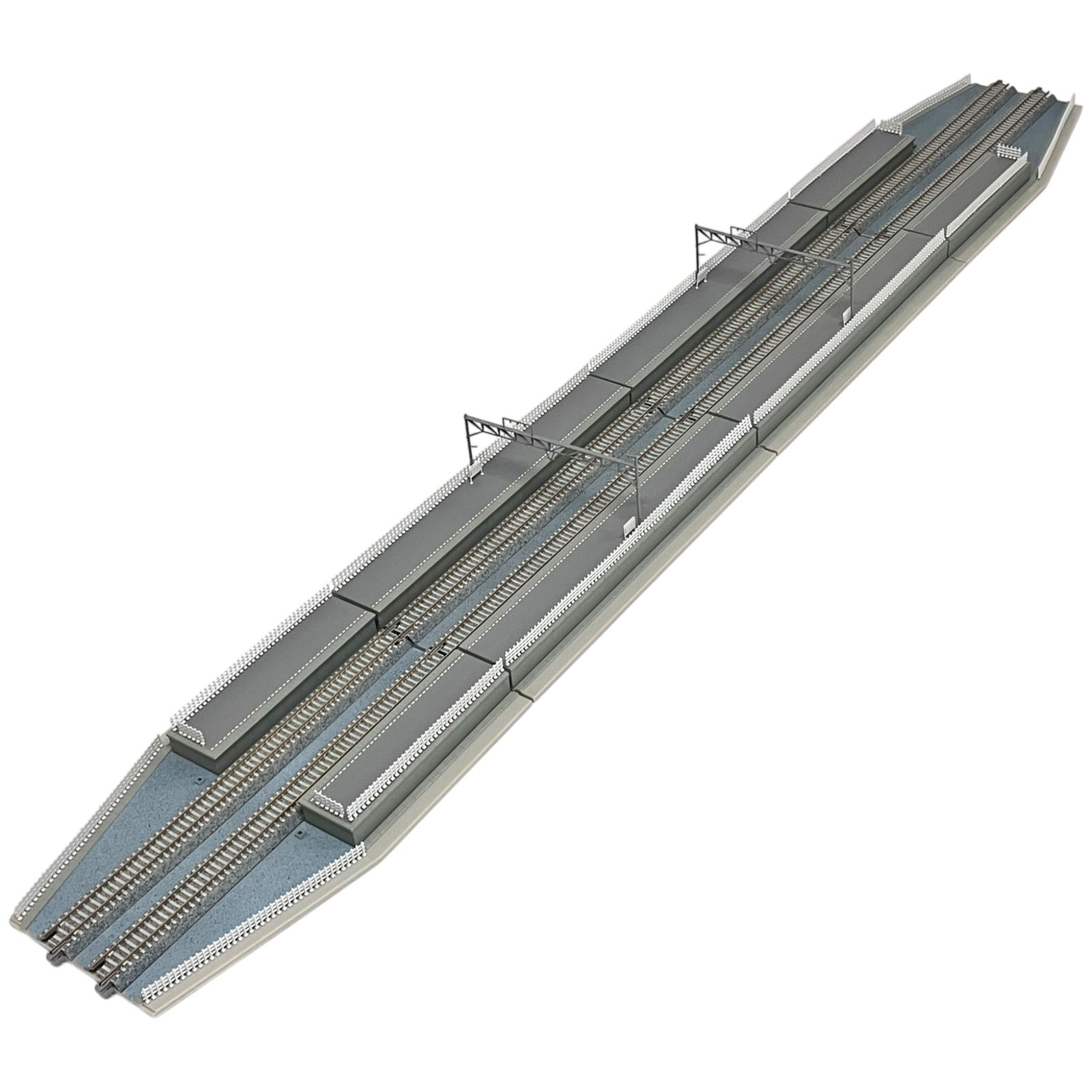KATO 23-127 複線プレート対向式ホームセット 鉄道模型 Nゲージ 中古