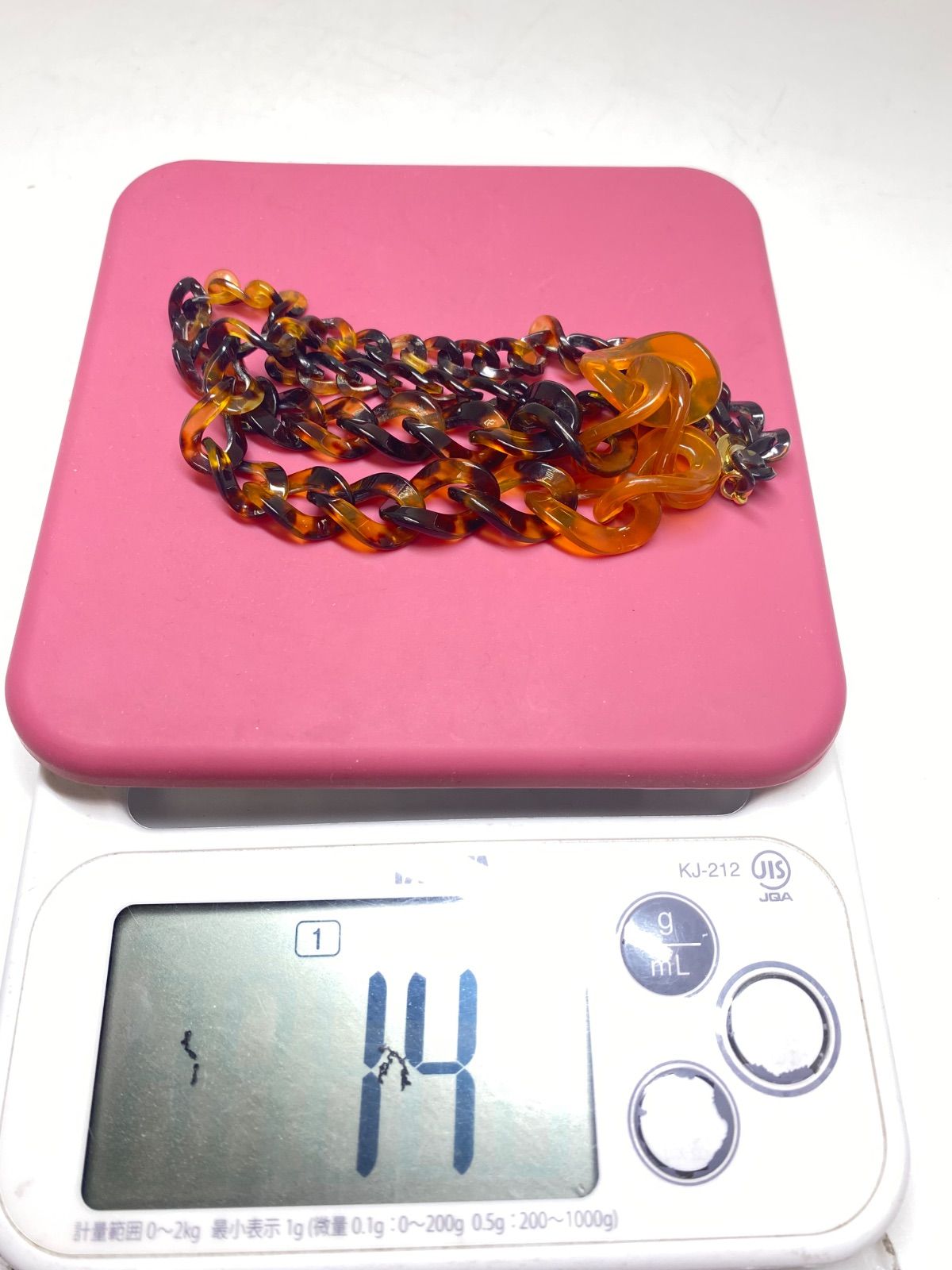 本鼈甲 特大チェーン型ネックレス 14g 東S8-0311☆2F - メルカリ