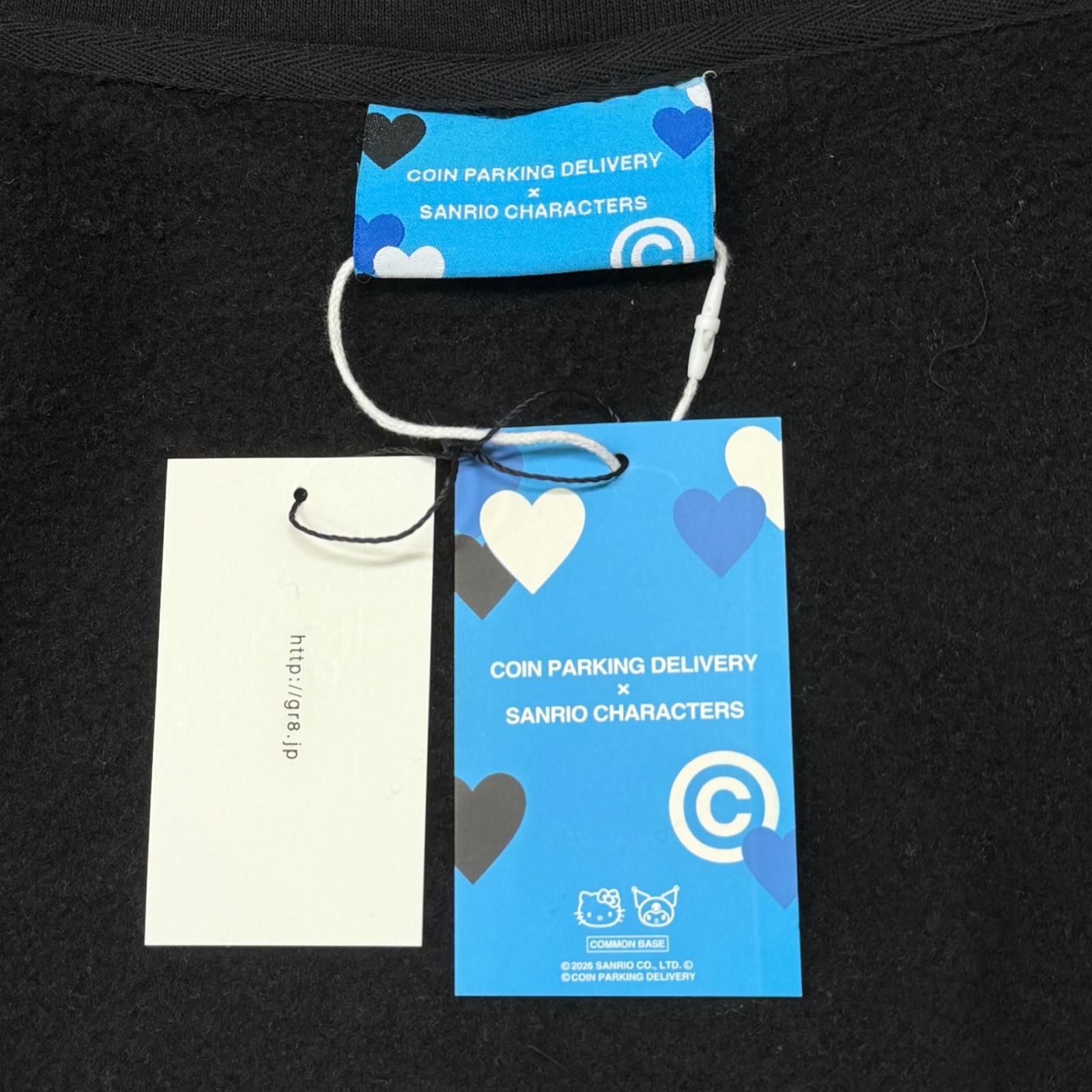 未使用 Coin Parking Delivery × SANRIO CHARACTERS ZIP SWEAT HOODIE