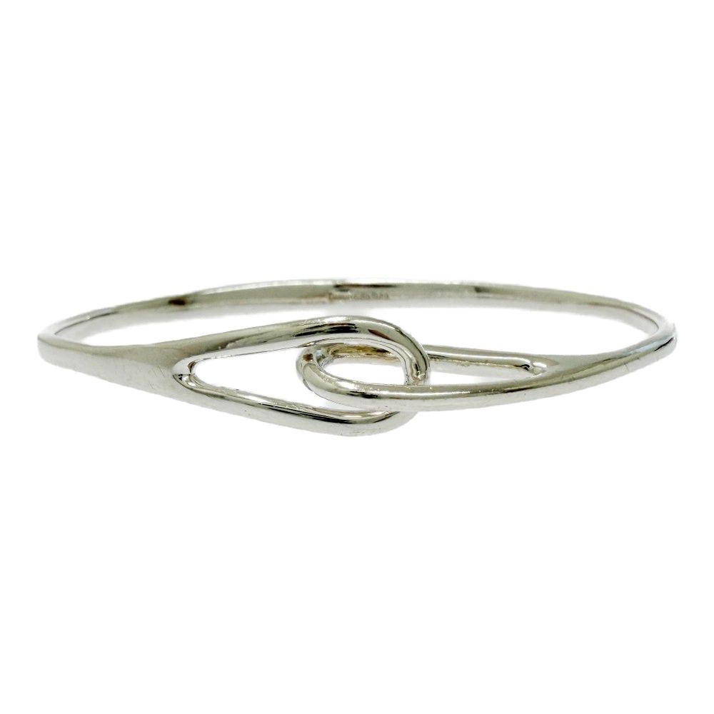 中古】TIFFANY&Co. ティファニー シルバー ダブルループ バングル 13.9