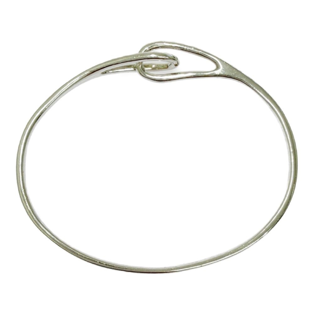 中古】TIFFANY&Co. ティファニー シルバー ダブルループ バングル 13.9