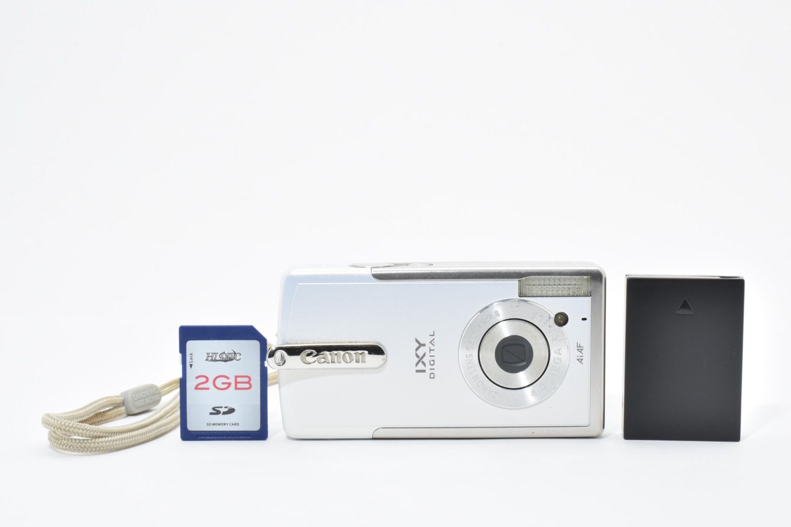 キヤノン CANON IXY DIGITAL L PC1060 ホワイト SDカード付き - メルカリ