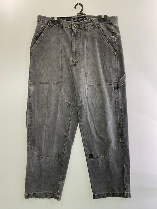 中古品】 KARL KANI カール カナイ ダブルニー デニムパンツ メンズ